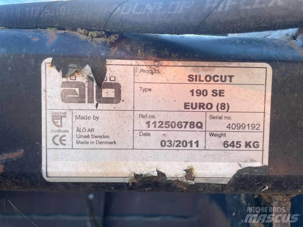 Ålö Silocut 190 Säiliörehun purkulaitteet
