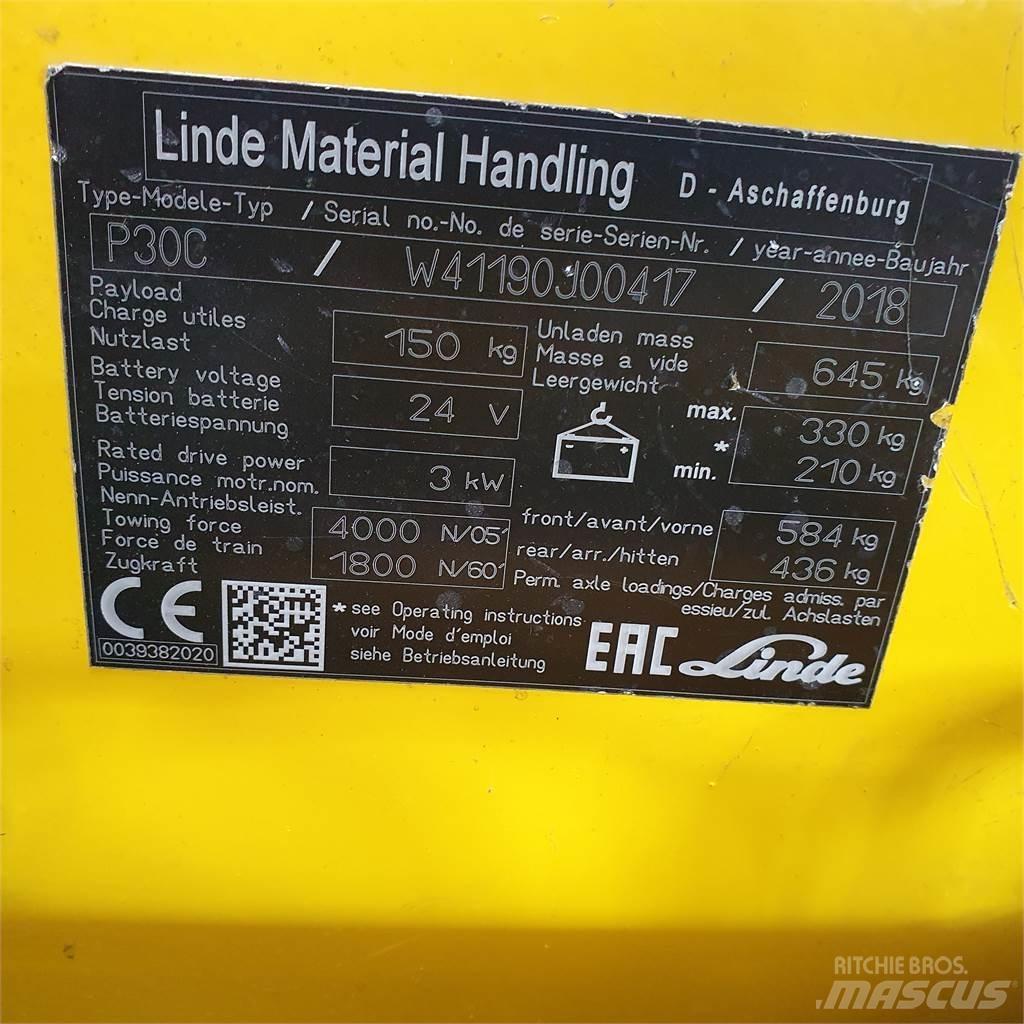 Linde P30C Vetotrukit