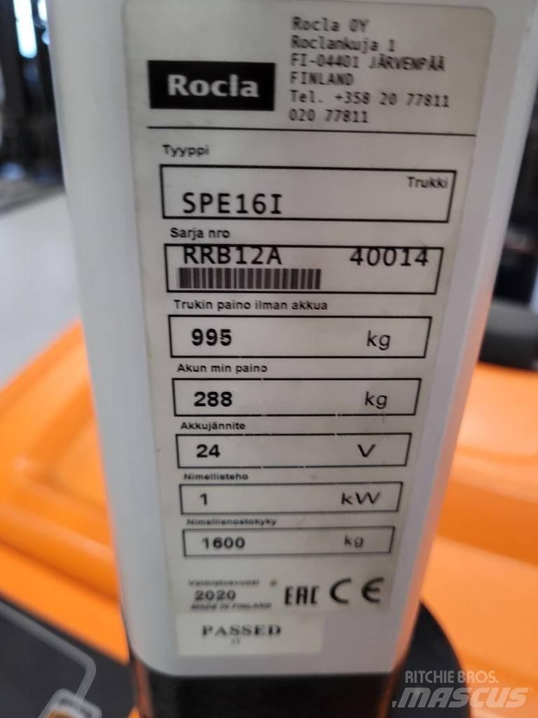 Rocla SPE16i Ajettavat pinoamisvaunut