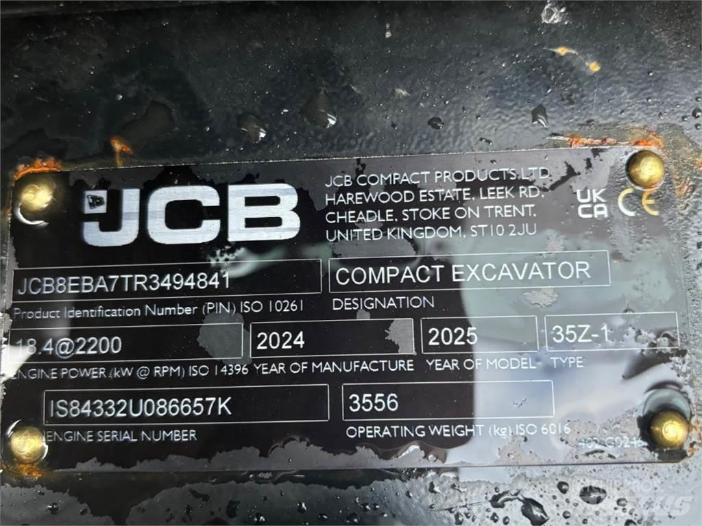JCB 35Z-1 Minikaivukoneet < 7t