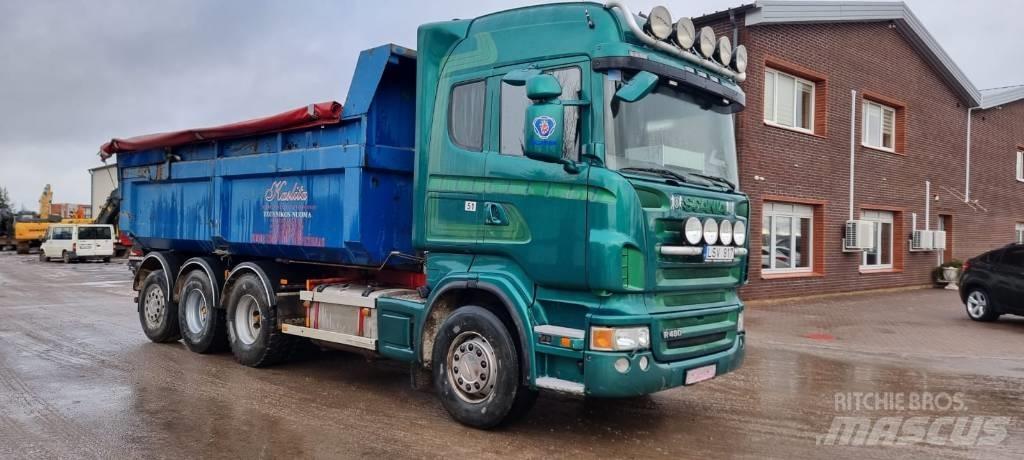 Scania R 480 Nostovarsi-vaihtolavakuorma-autot