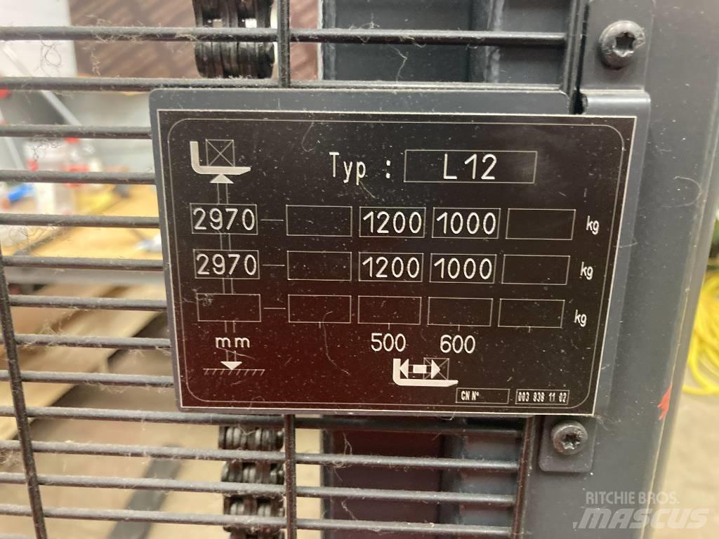 Linde L12AC Käyden ajettavat pinoamistrukit