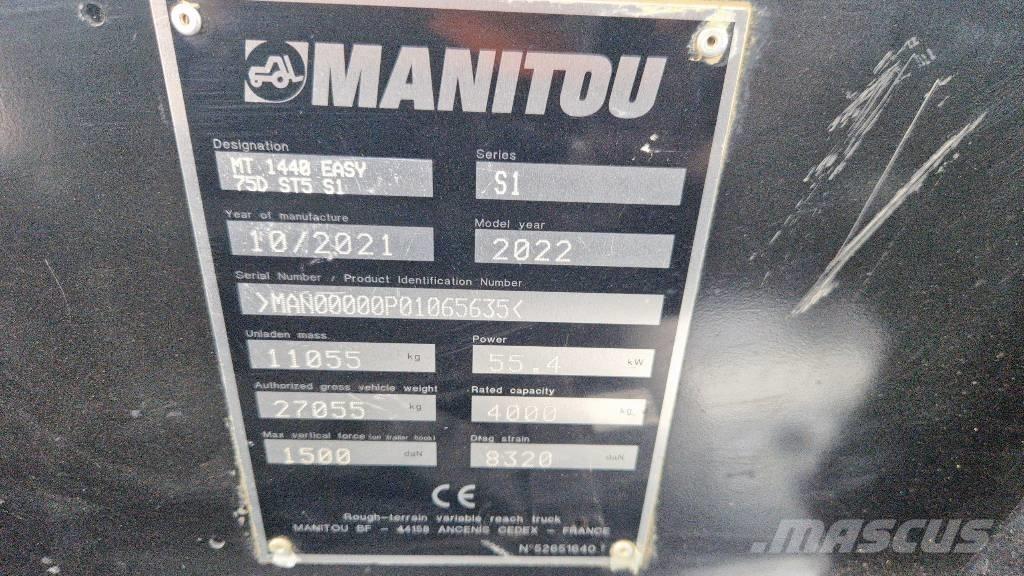 Manitou MT 1440 Kurottajat