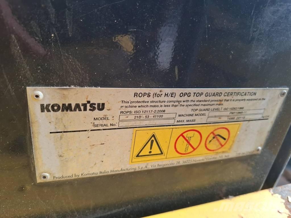 Komatsu PW 118MR-11 Pyöräkaivukoneet