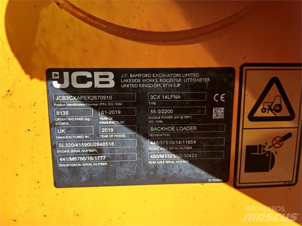 JCB 3 CX ECO Kaivurikuormaajat
