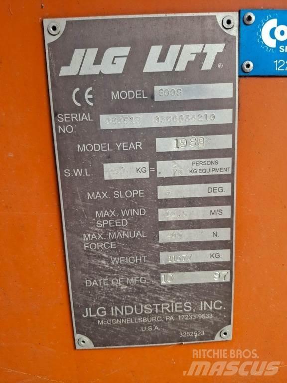 JLG 600s Teleskooppipuominostimet
