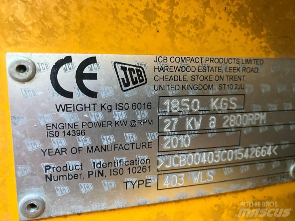 JCB 403 Yleiskuormaajat