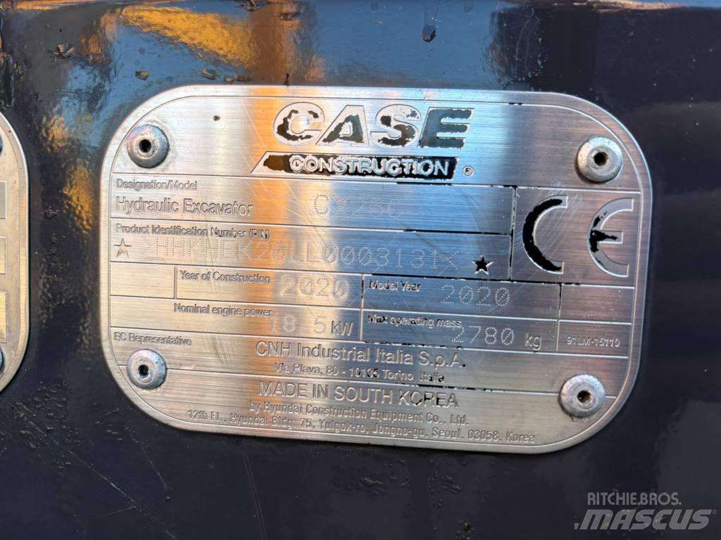 CASE CX 26 C Minikaivukoneet < 7t
