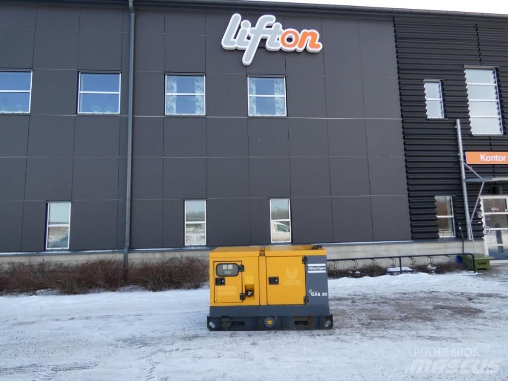 Atlas Copco QAS 20 Dieselgeneraattorit
