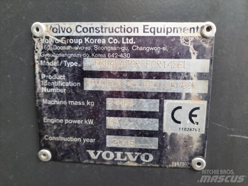 Volvo ECR 145 EL Telakaivukoneet