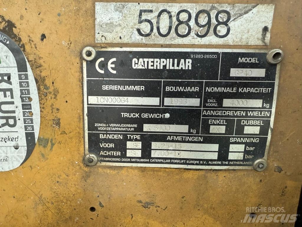 CAT GP 40 Nestekaasutrukit