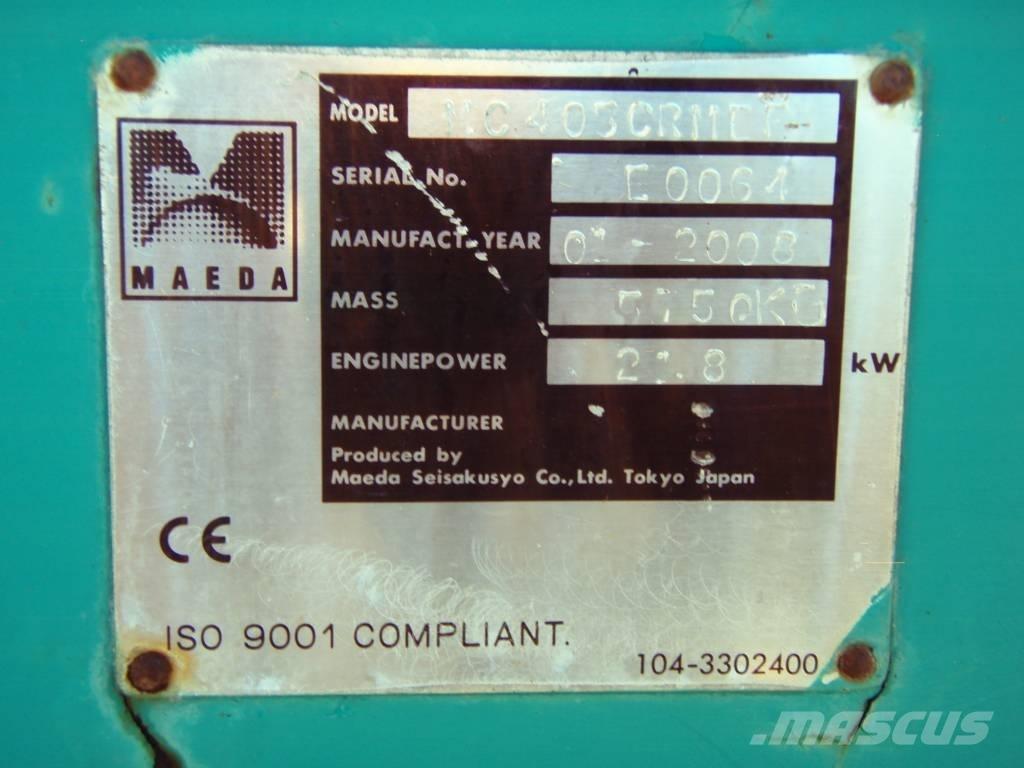 Maeda MC 405 CRME Tela-alustaiset nosturit