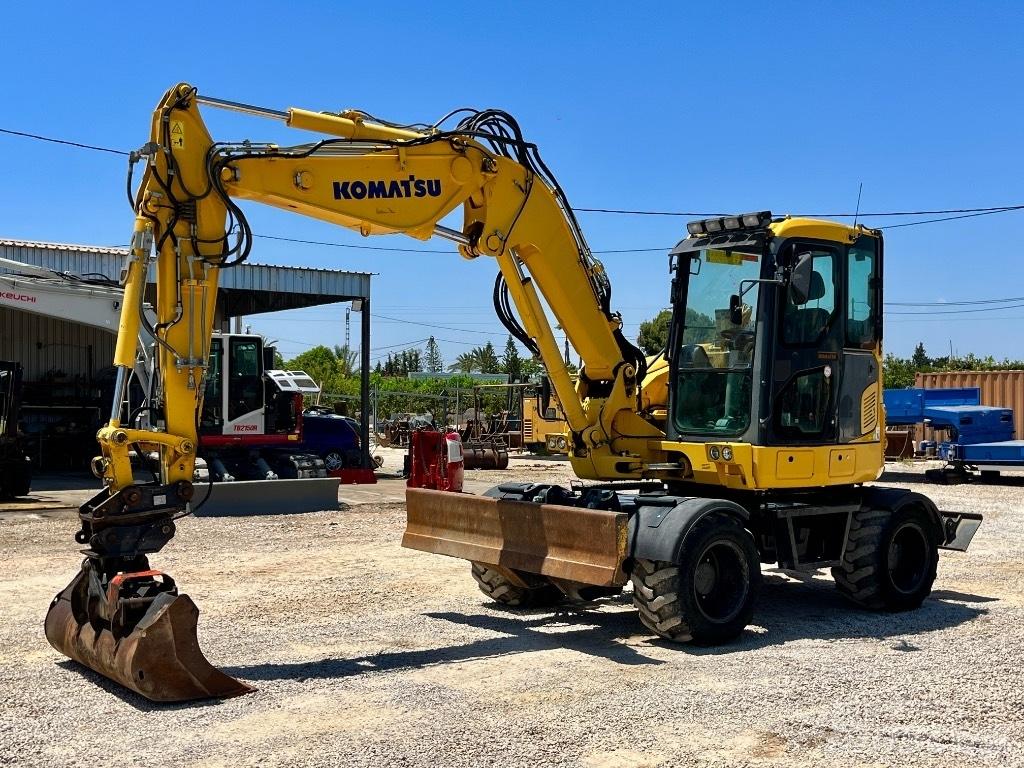 Komatsu PW 98 MR Pyöräkaivukoneet