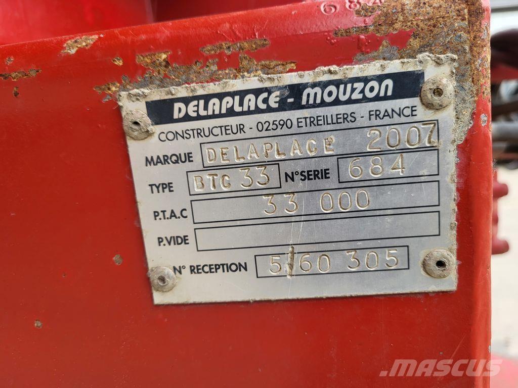 Delaplace 33 ton Kippiperävaunut