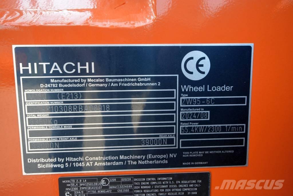 Hitachi ZW 95-6 C Pyöräkuormaajat