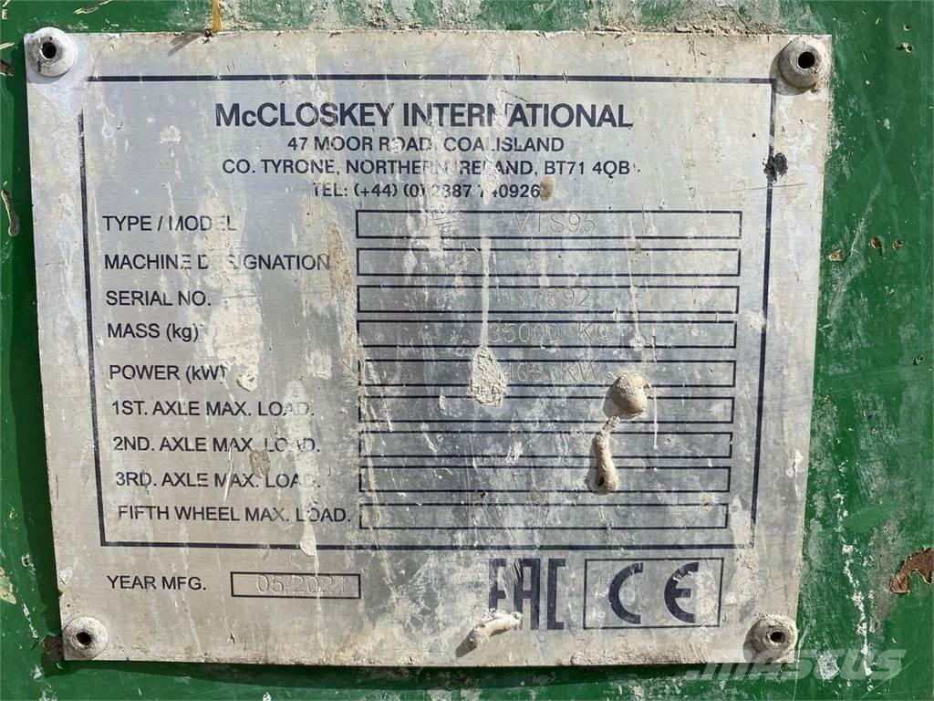 McCloskey VTS95 Mobiilimurskaimet