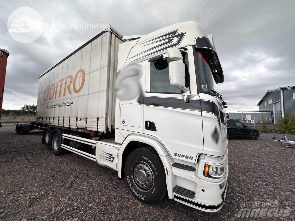 Scania R 580 Kontti-/tasonostoautot