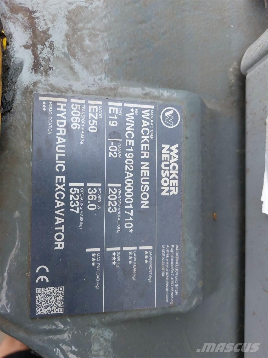 Wacker Neuson EZ50 Telakaivukoneet
