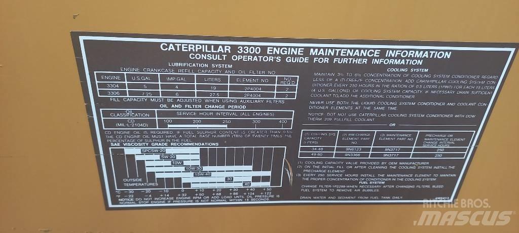 CAT 3306 Dieselgeneraattorit