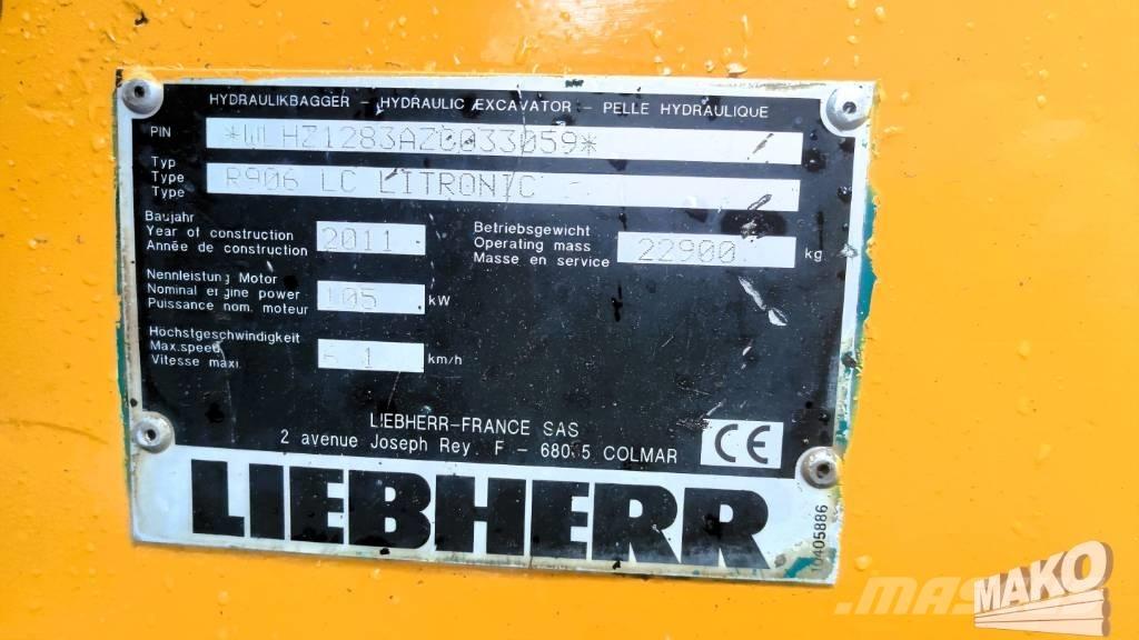 Liebherr R 906 LC Telakaivukoneet