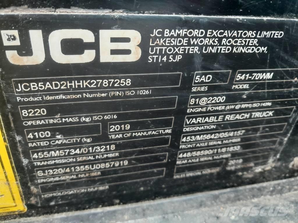JCB 541-70 Maatalouskurottajat
