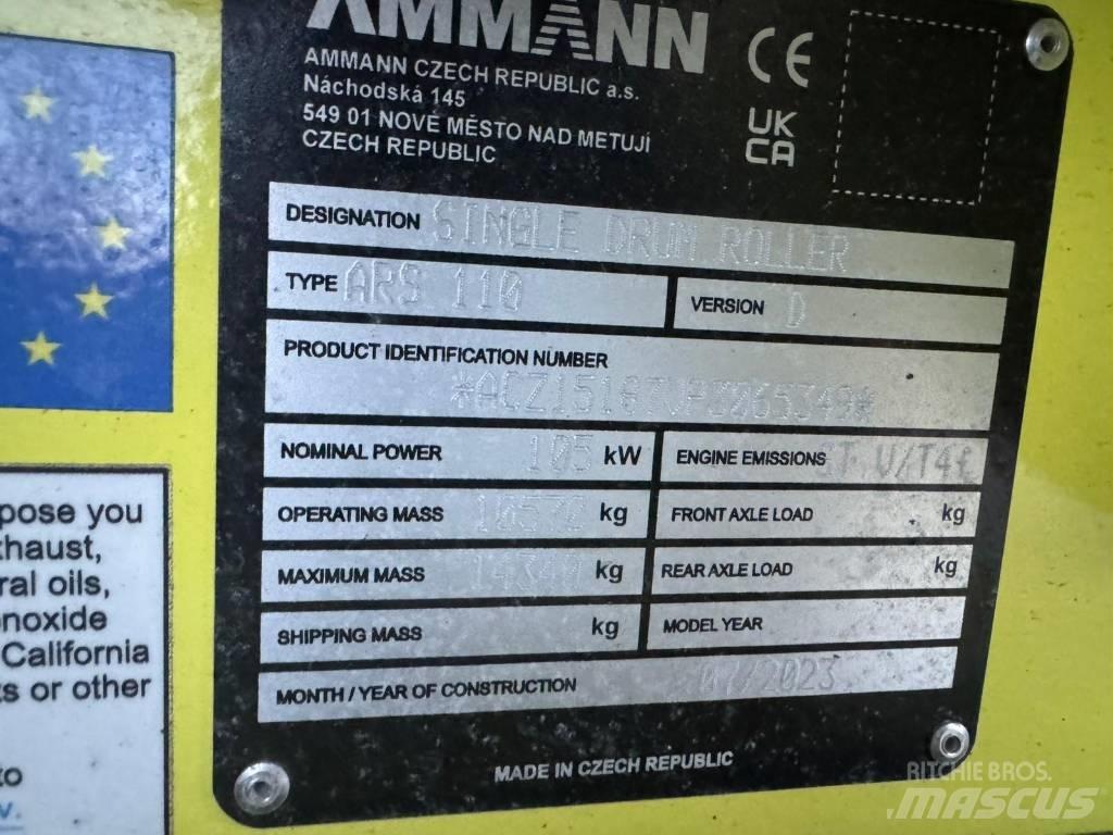Ammann ARS 110 Yksivalssijyrät