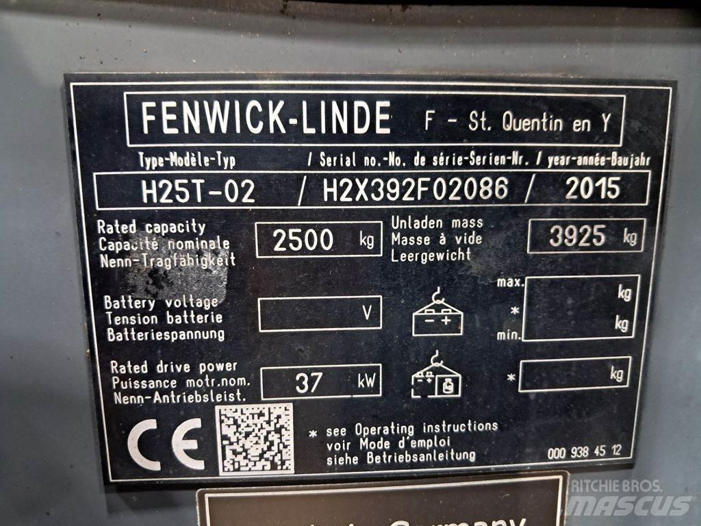 Linde H25T-02 Nestekaasutrukit