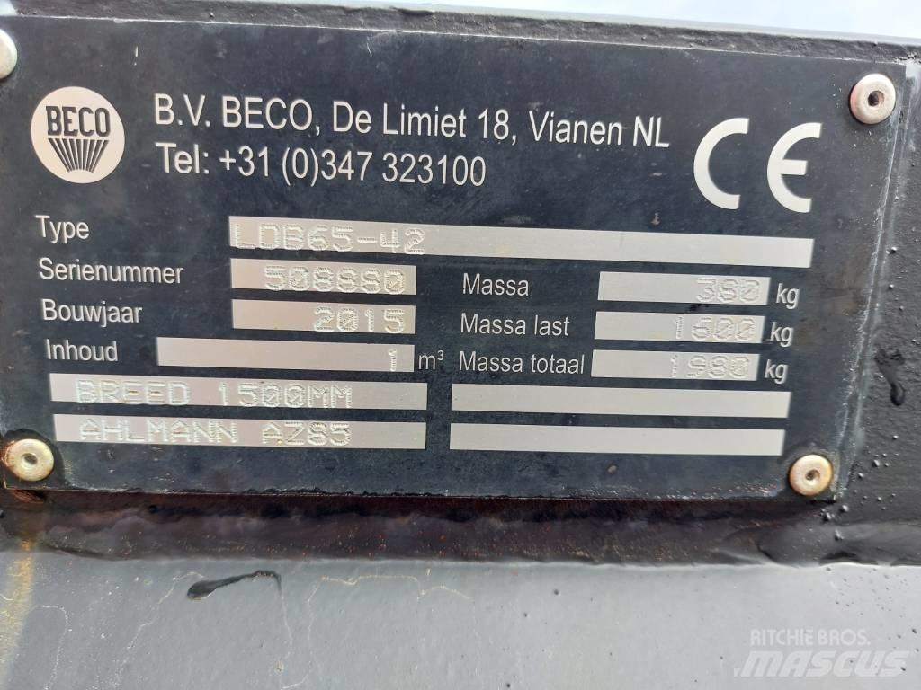 Beco LDB65-42 Taajamatraktorien varusteet
