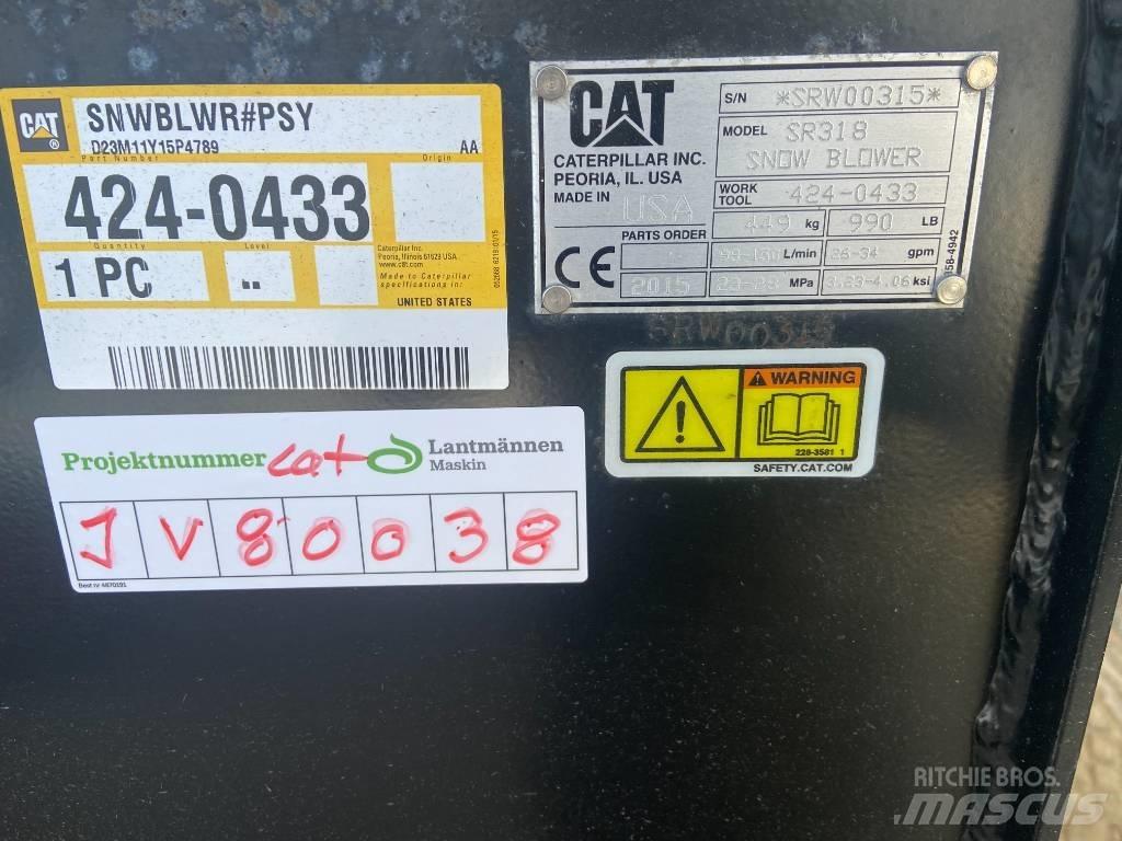 CAT SR318 SNÖ SLUNGA Muut maatalouskoneet