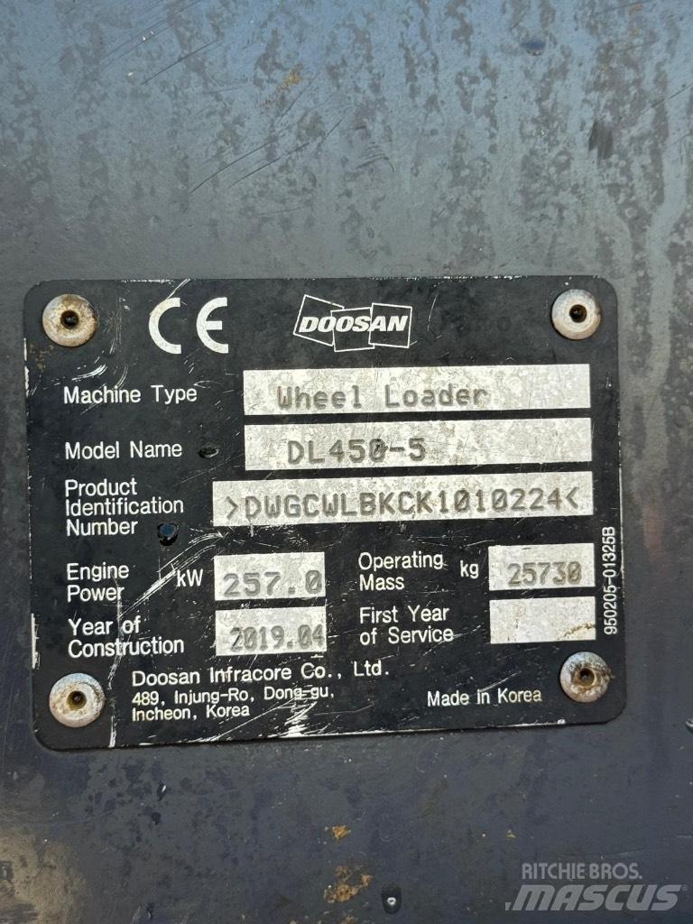 Doosan DL 450-5 Pyöräkuormaajat