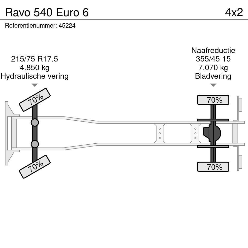 Ravo 540 Euro 6 Lakaisuautot