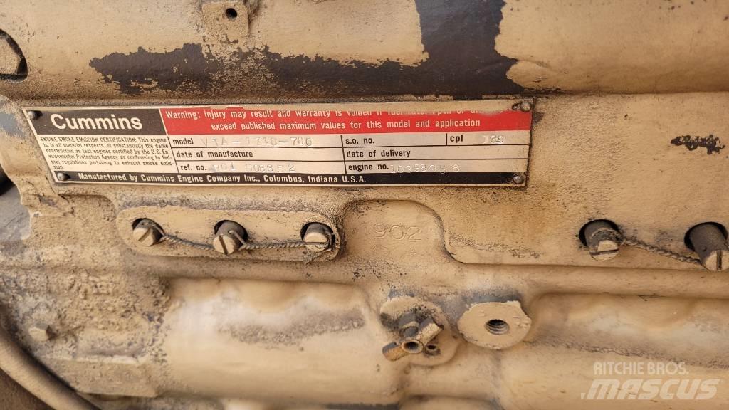 Cummins VTA1710 Muut koneet