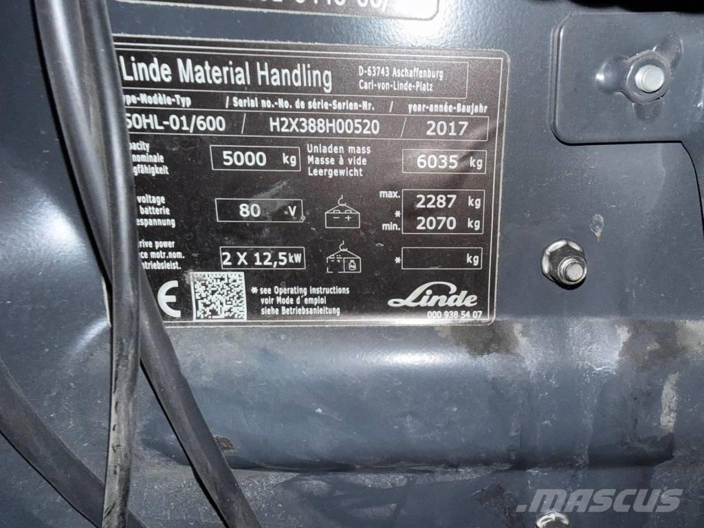 Linde E 50-02 Sähkötrukit