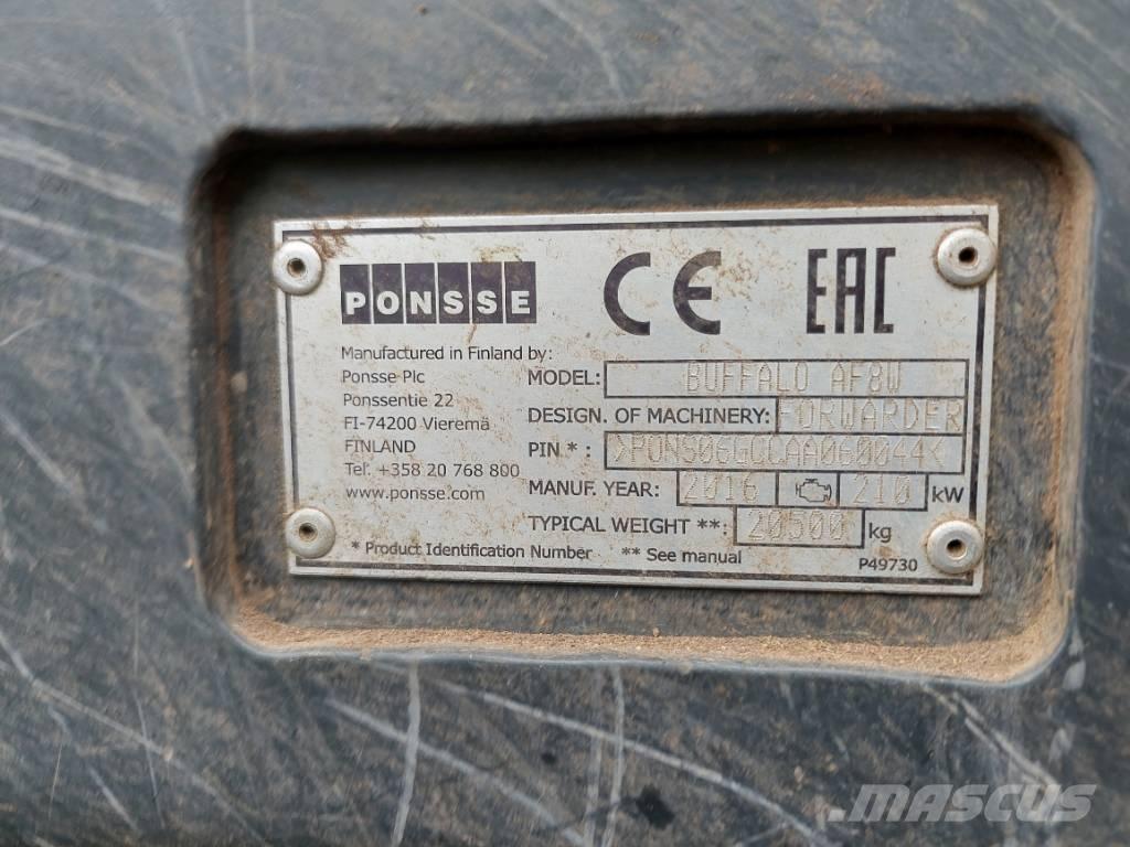 Ponsse BUFFALO AF 8W Kuormatraktorit