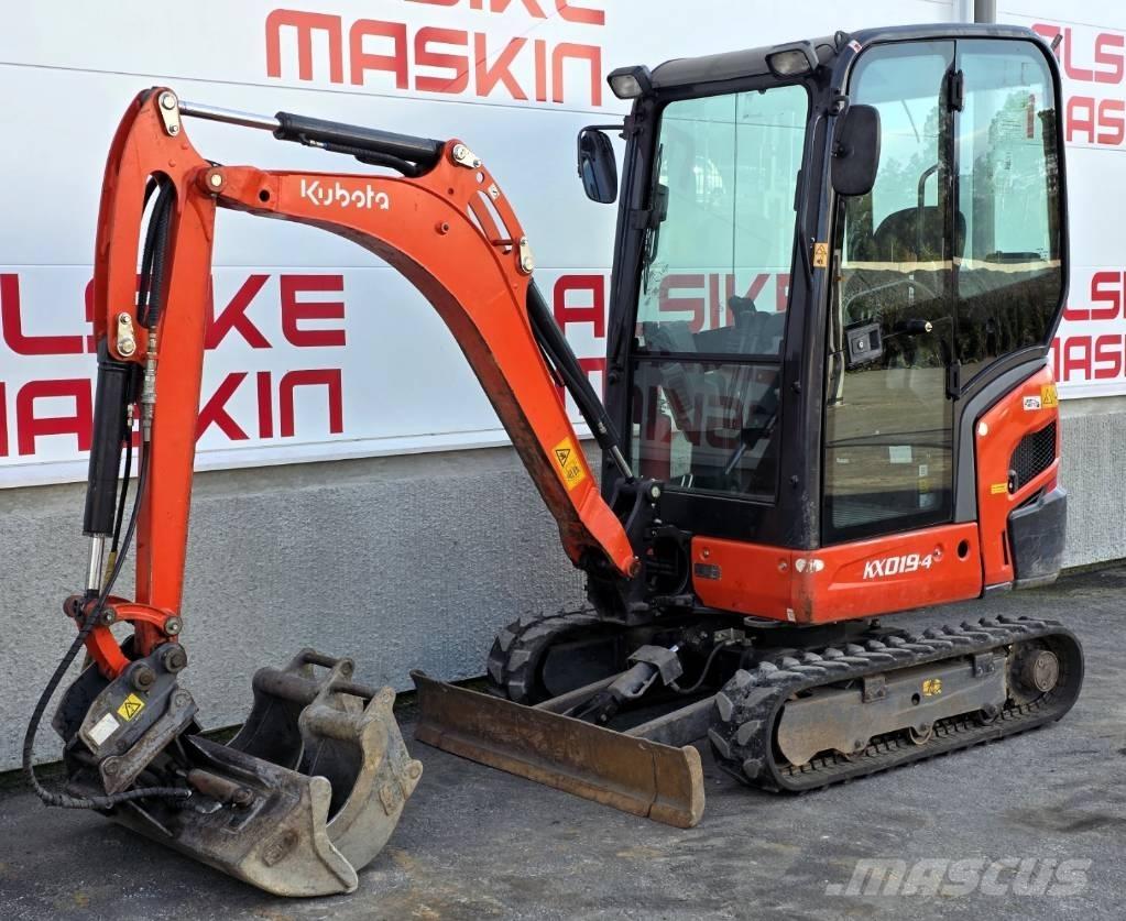 Kubota KX 019-4 Minikaivukoneet < 7t