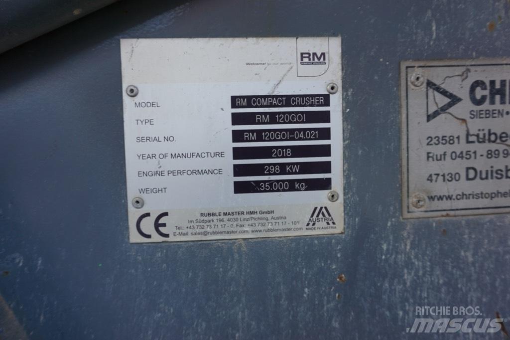 Rubble Master 120GO! Mobiilimurskaimet