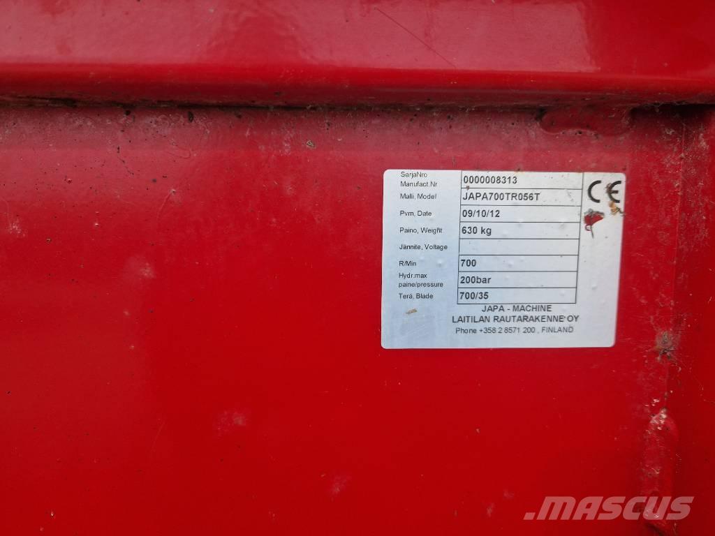 Japa 700 Pilkekoneet, klapikoneet, hakkurit ja sirkkelit