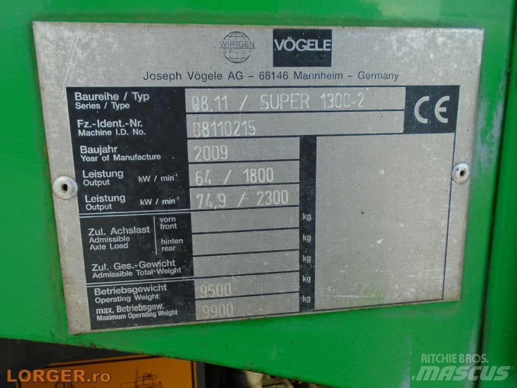 Vögele Super 1300-2 Asfalttikoneet