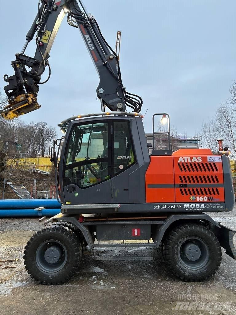 Atlas 160 W Pyöräkaivukoneet