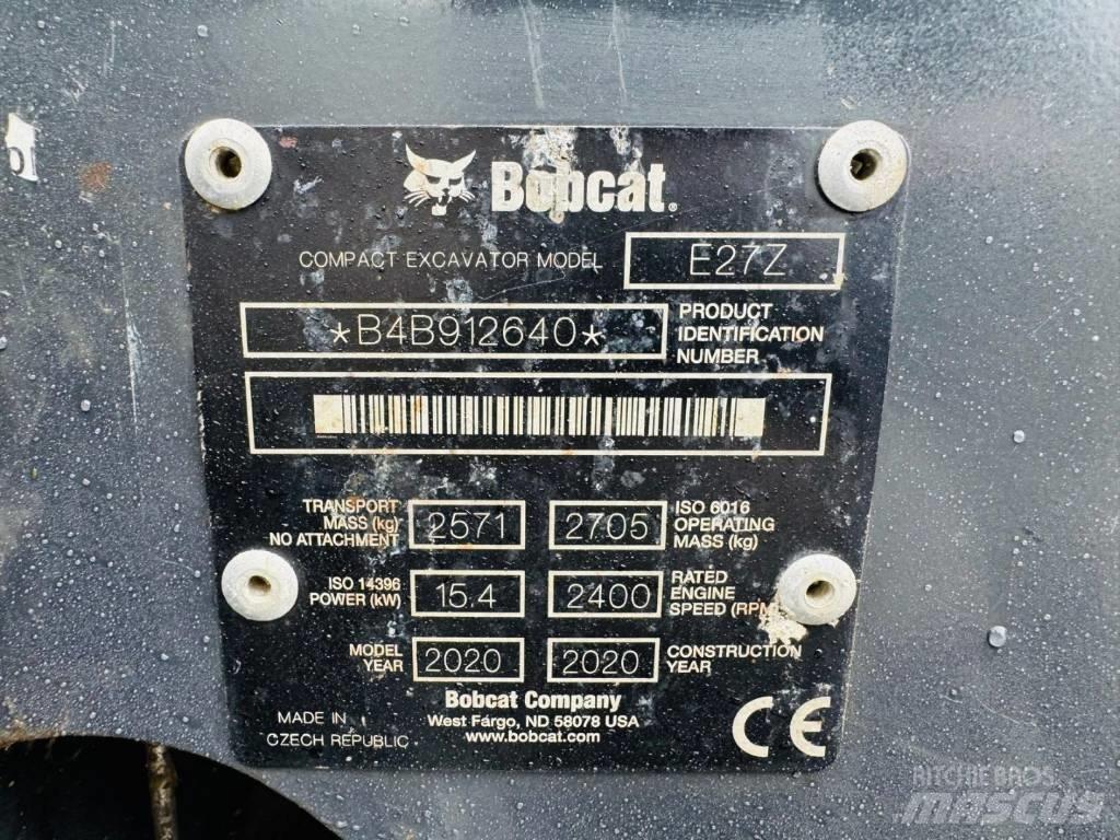 Bobcat E 27 Z Minikaivukoneet < 7t