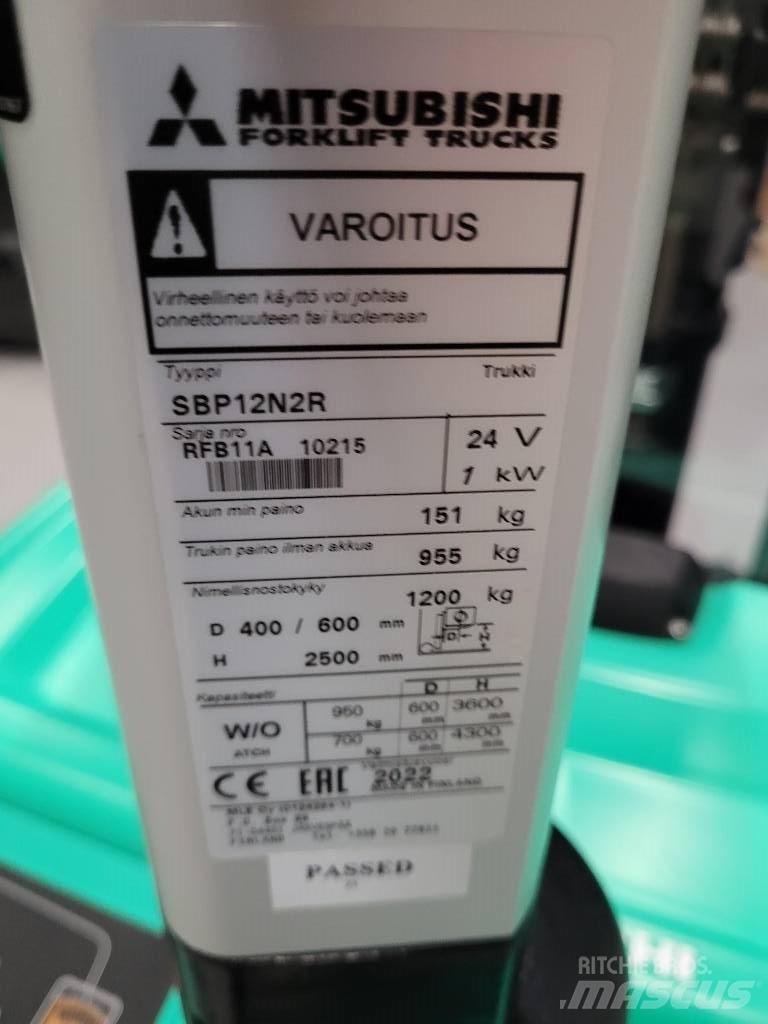 Mitsubishi SBP 12N2R Ajettavat pinoamisvaunut