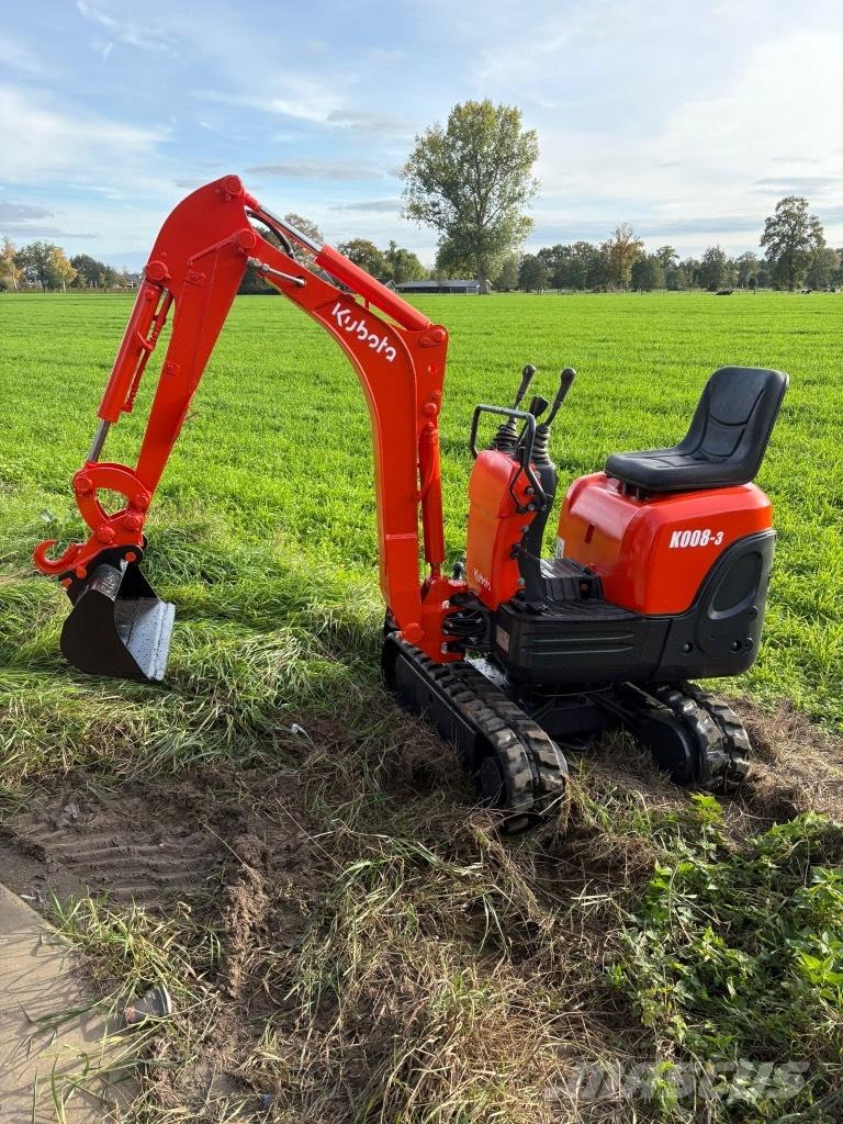 Kubota K 008-3 Minikaivukoneet < 7t