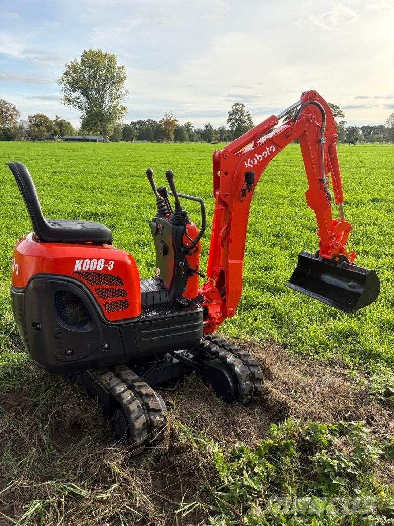 Kubota K 008-3 Minikaivukoneet < 7t