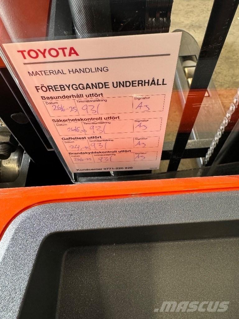 Toyota SWE120L Käyden ajettavat pinoamistrukit