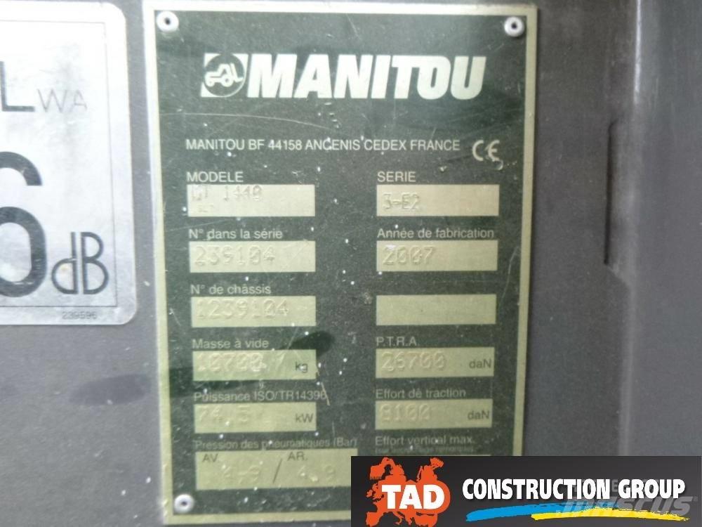 Manitou MT 1440 Kurottajat