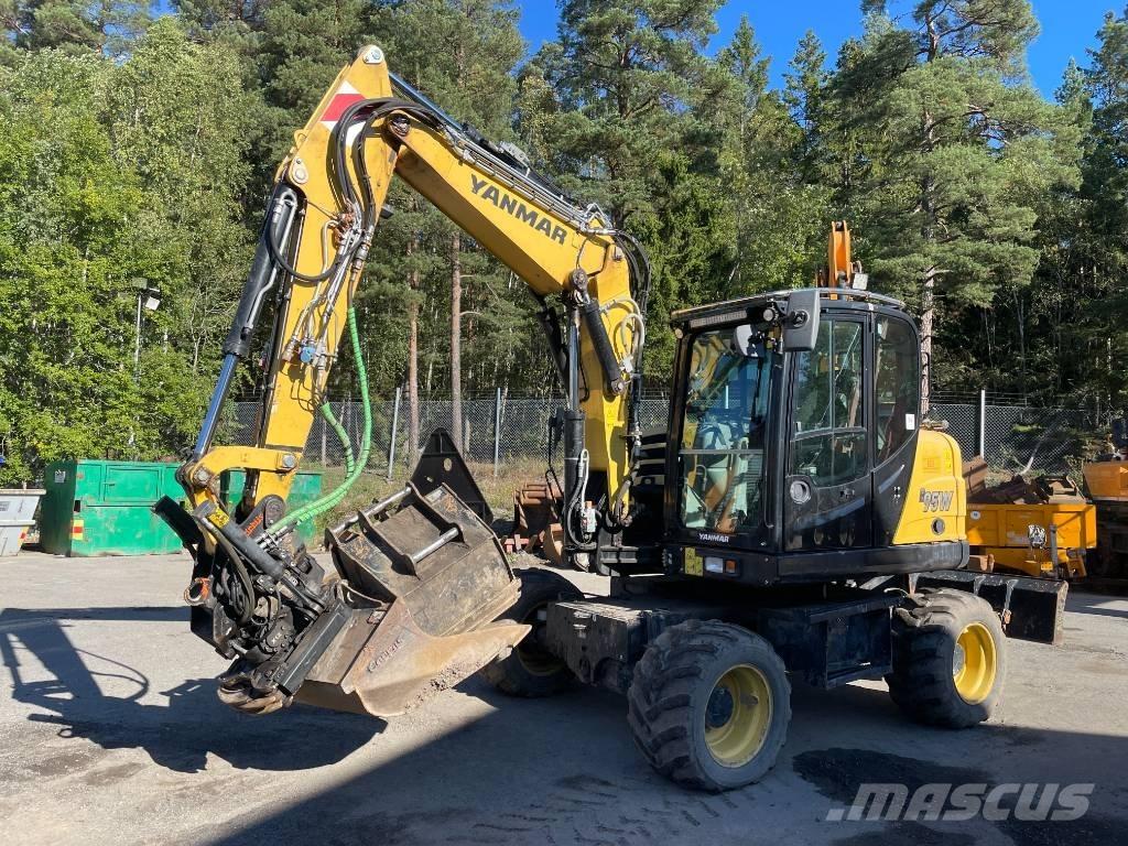 Yanmar B 95 W Pyöräkaivukoneet