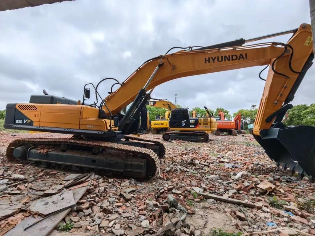 Hyundai Robex 520 VS Telakaivukoneet