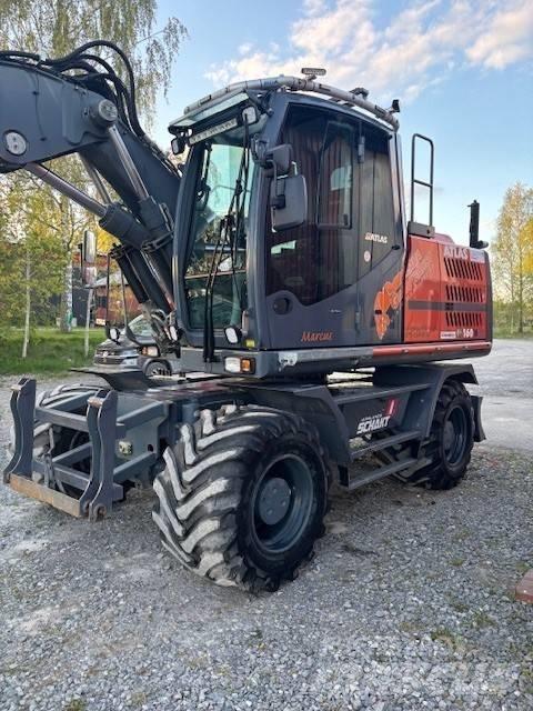 Atlas 160 W Pyöräkaivukoneet