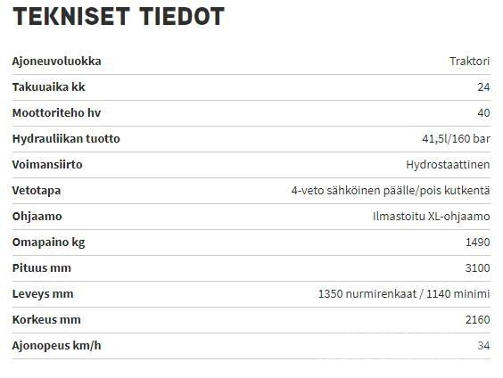 Iseki TH5420 Taajamatraktorit
