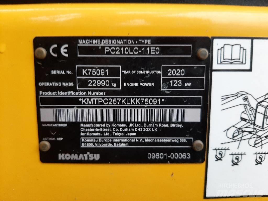 Komatsu PC 210 LC-11 Telakaivukoneet